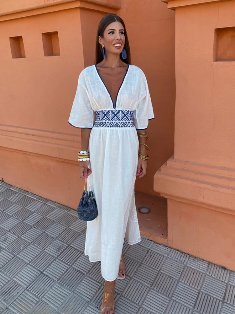 Maya white dress