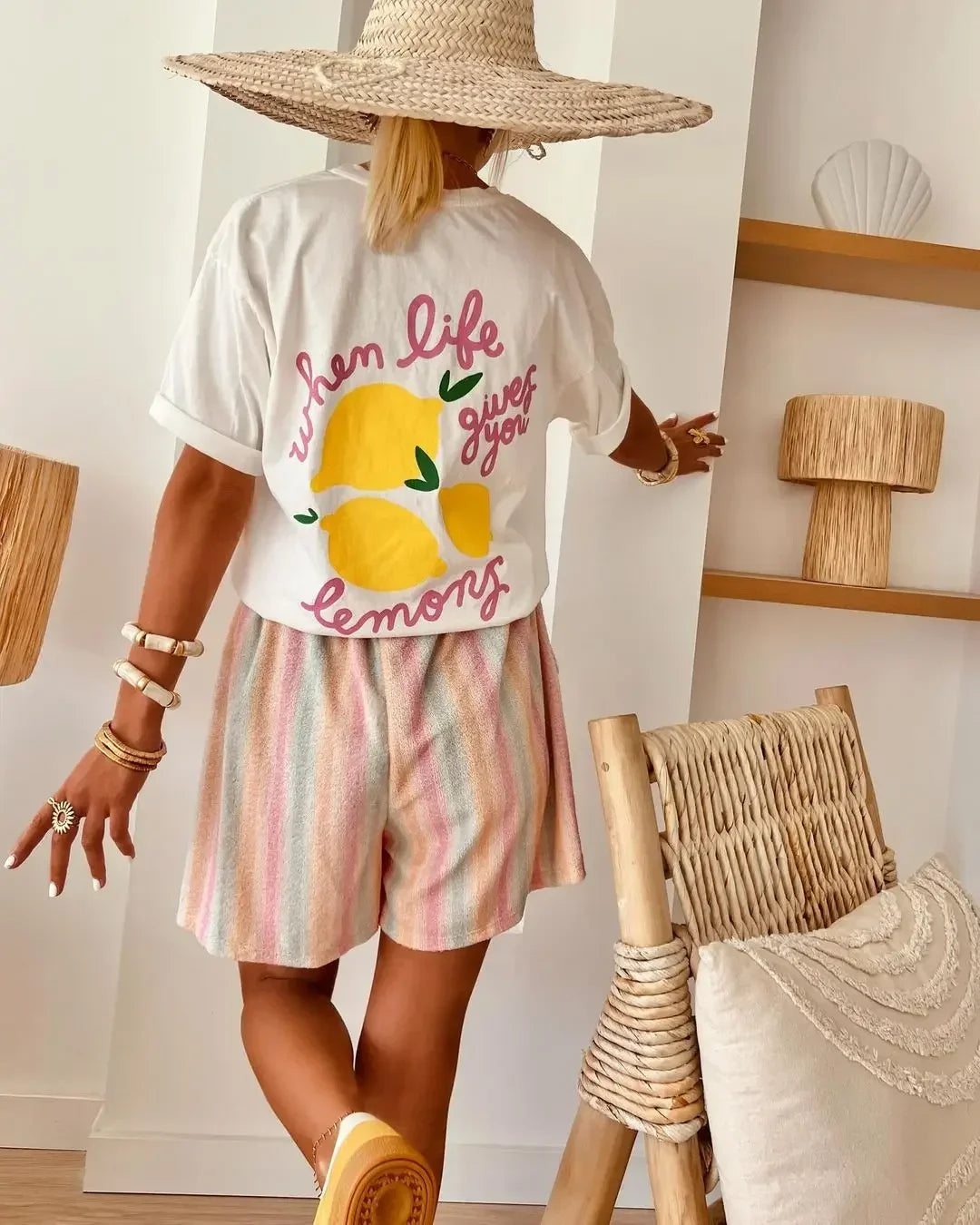 Maya -  Lemon Oversized T-shirt