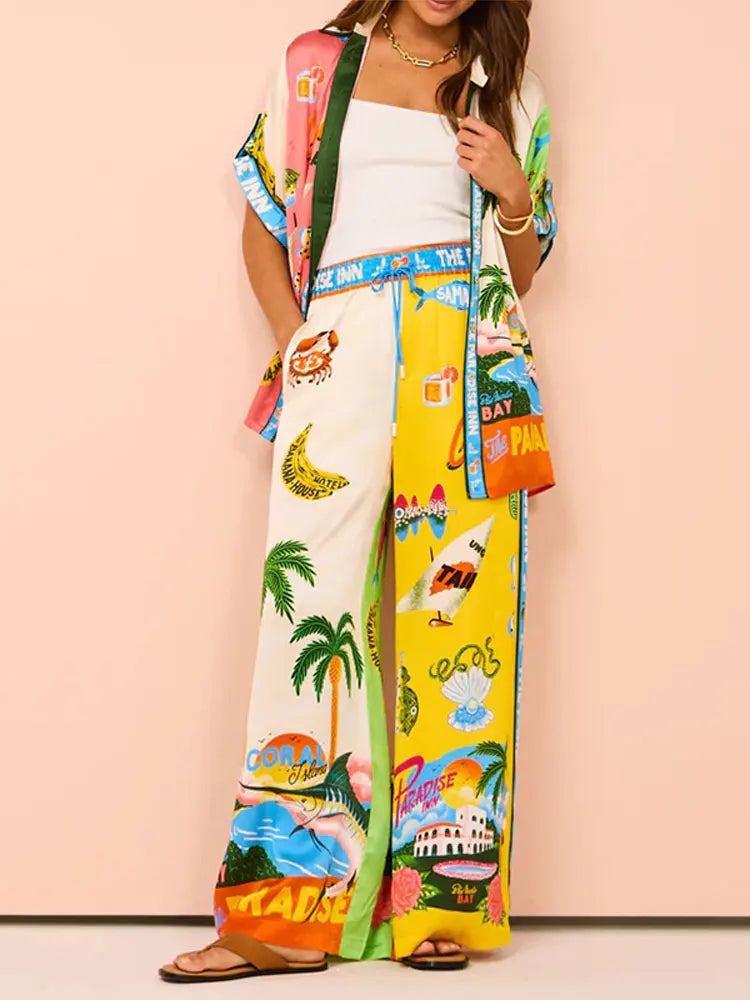 Tropical Paradise - Shirt & Pants Set