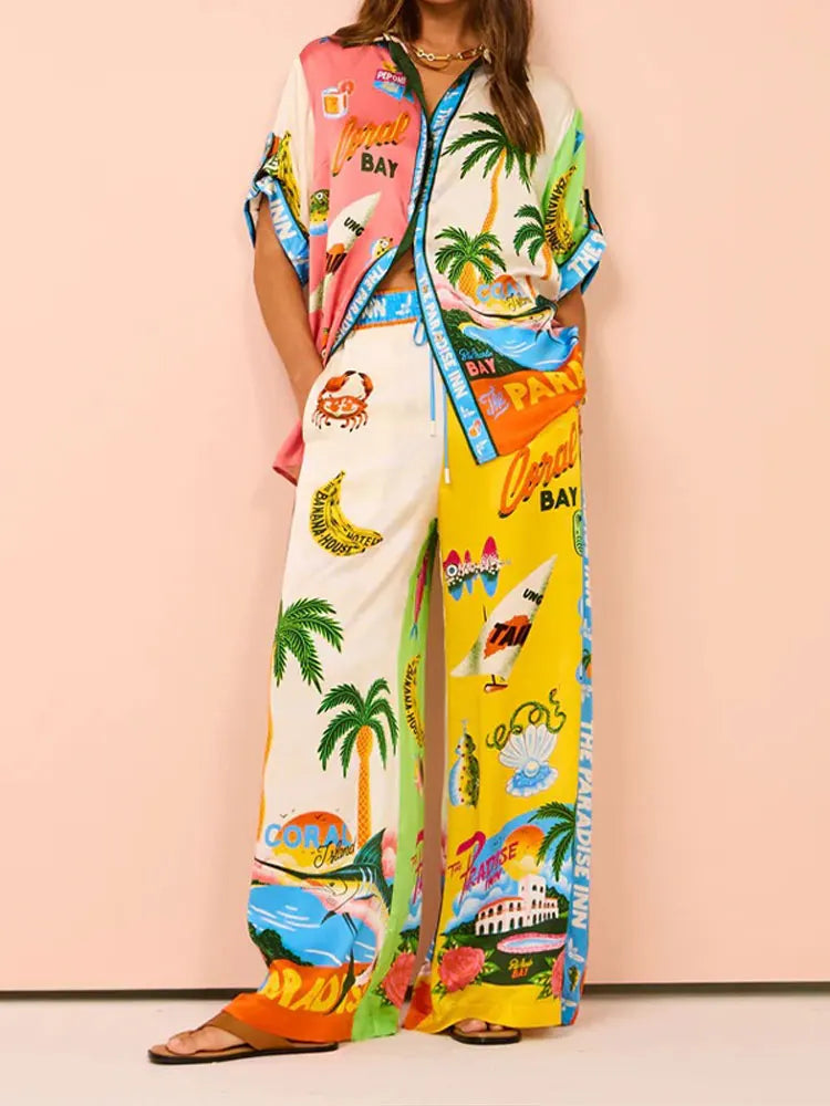 Tropical Paradise - Shirt & Pants Set